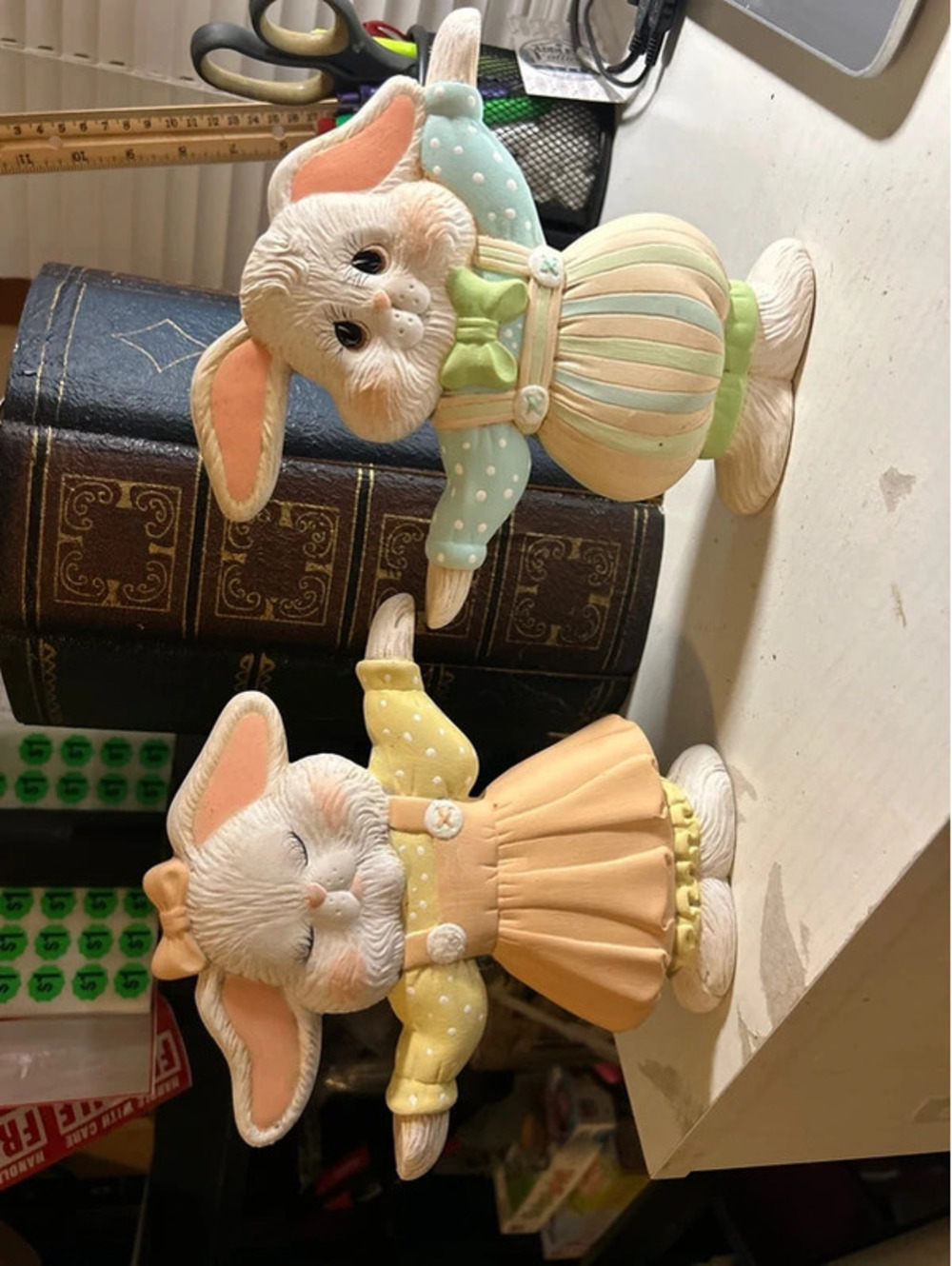 Pair of vintage bunnies
